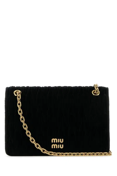 Shop Miu Miu Shoulder Bags In Black