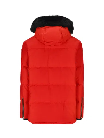 Shop Moose Knuckles Coats In Fire Red