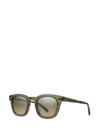 Shop Mr Leight Mr. Leight Sunglasses In Hunter - Antique Platinum