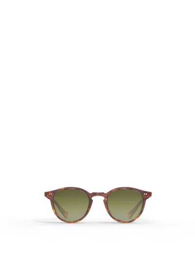 Shop Mr Leight Mr. Leight Sunglasses In Cacao Tortoise-antique Gold