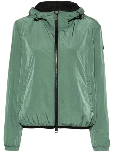 Shop Peuterey Nigle Nylon Jacket In Green