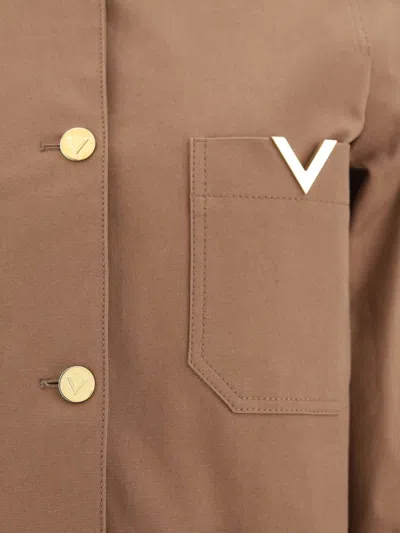 Shop Valentino Blazers & Vests In Clay