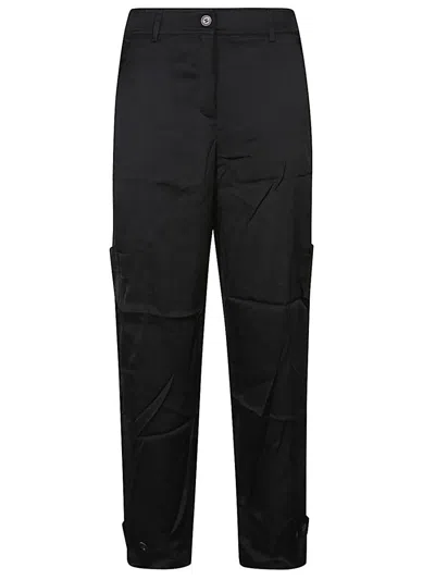 Shop Via Masini 80 Soft Trousers In Black