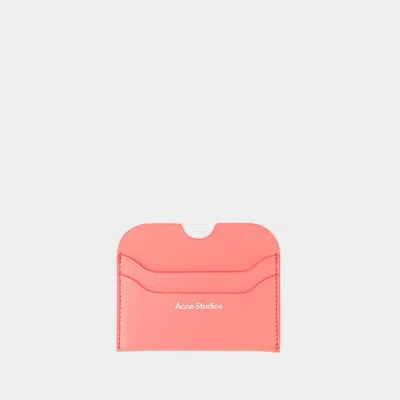 Shop Acne Studios Small Leather Goods In Pink