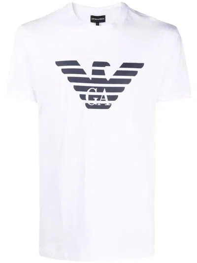 Shop Emporio Armani T-shirt Clothing In White