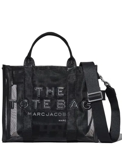 Shop Marc Jacobs Mesh Tote Bag In Blackout