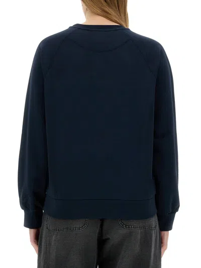 Shop Apc A.p.c. "sonia" Sweatshirt In Blue
