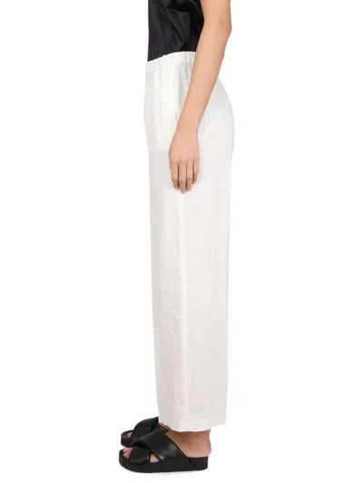 Shop Aspesi Cotton Pants In White