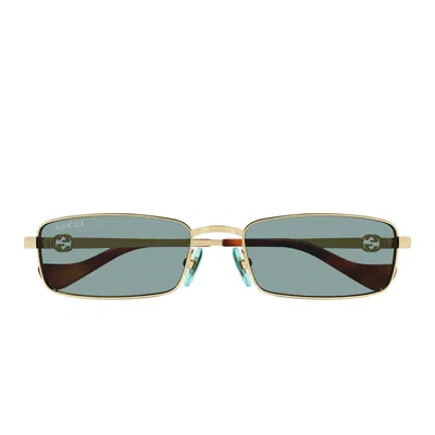 Gucci Eyewear Sunglasses In Gold