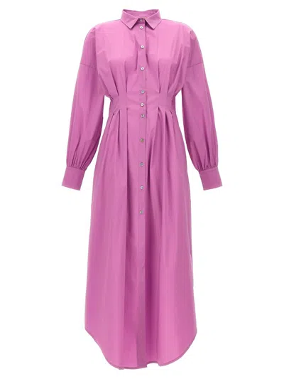 Shop Le Twins 'cristiana' Shirt Dress In Purple