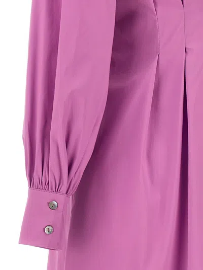 Shop Le Twins 'cristiana' Shirt Dress In Purple