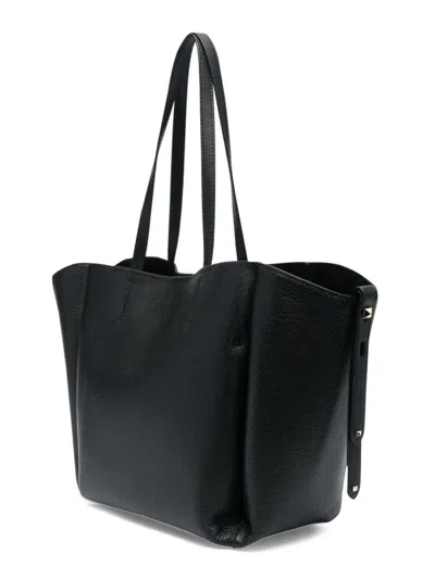 Shop Michael Kors Freya Large Tote Bag In Black