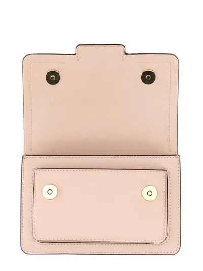 Shop Michael Kors Heather Extra-small Shoulder Bag In Pink