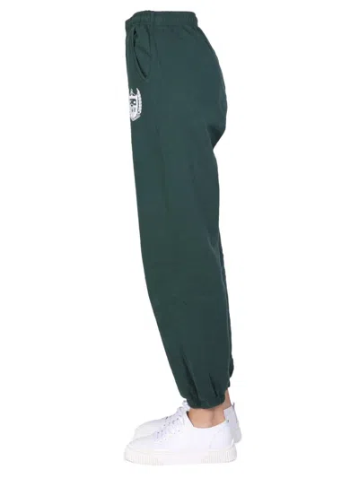 Shop Sporty And Rich Sporty & Rich "beverly Hills" Jogging Pants Unisex In Green