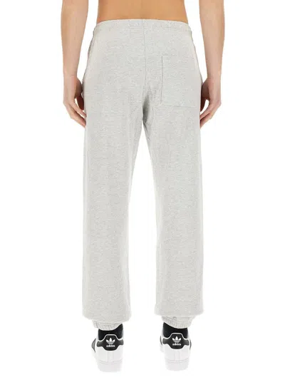 Shop Sporty And Rich Sporty & Rich Jogging Pants With Logo Unisex In Grey