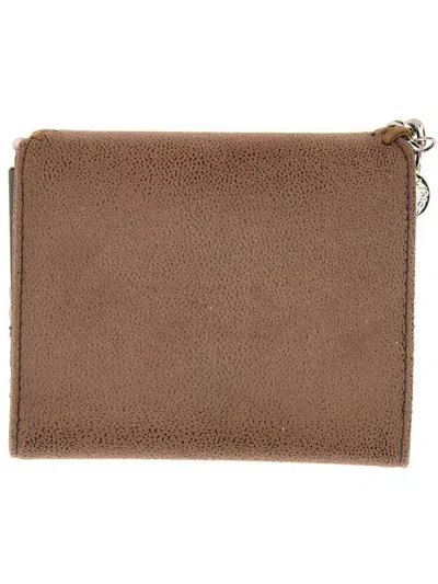 Shop Stella Mccartney Falabella Small Wallet In Dove