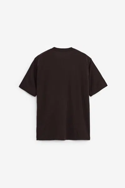 Shop Auralee T-shirts In Brown