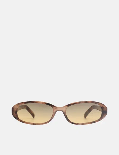 Shop A Kjaerbede A. Kjaerbede Macy Sunglasses In Brown
