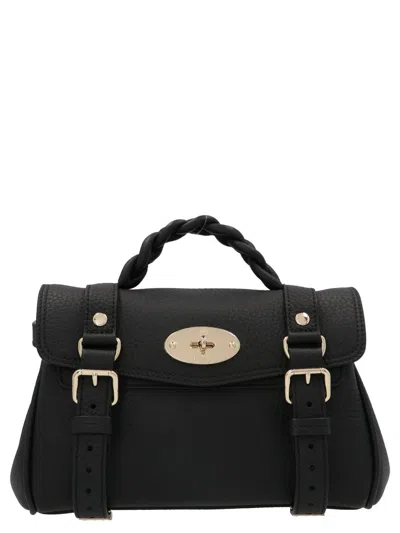Shop Mulberry 'alexa' Mini Handbag In Black
