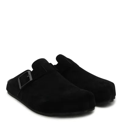 Shop Balenciaga Flat Shoes Black