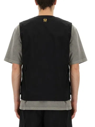 Shop Belstaff "castmaster" Vest In Black