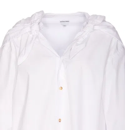 Shop Bottega Veneta Shirts In White