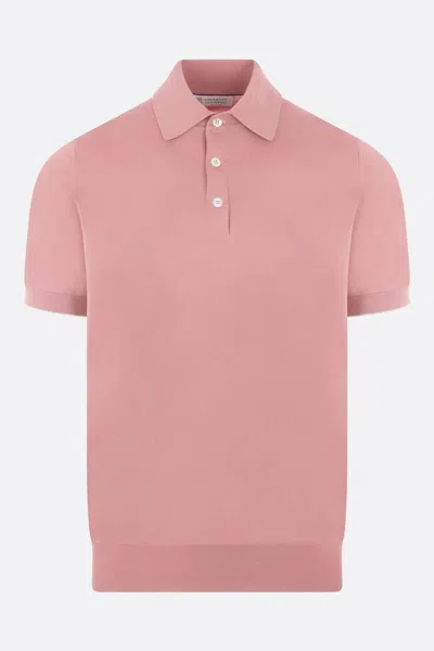 Shop Brunello Cucinelli T-shirts And Polos In Rosa+nebbia