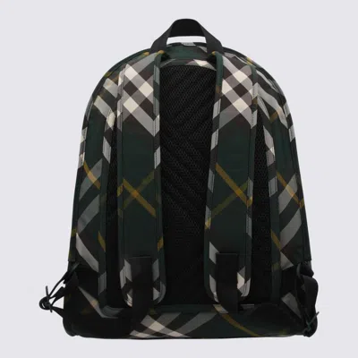 Shop Burberry Dark Green Backpacks