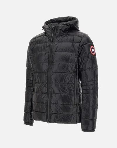 Shop Canada Goose Crofton Black Down Jacket With Thermal Experience Index™