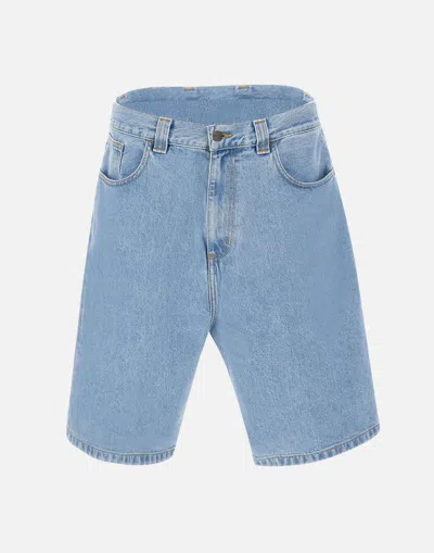 Shop Carhartt Denim Blue Landon Short Men's Shorts