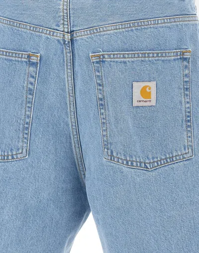 Shop Carhartt Denim Blue Landon Short Men's Shorts