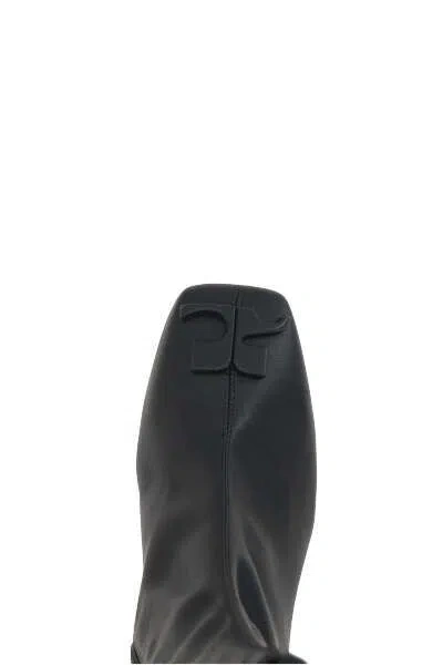 Shop Courrèges Courreges Boots In Black