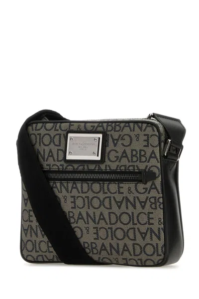 Shop Dolce & Gabbana Shoulder Bags In Brown Black