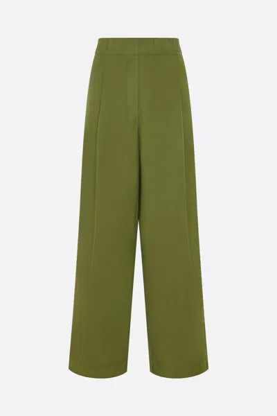 Shop Dries Van Noten Trousers In Green
