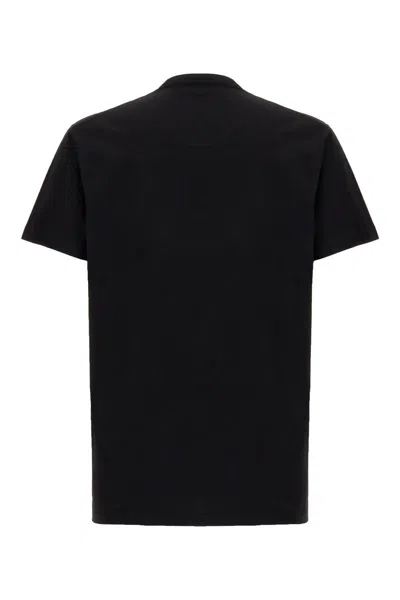Shop Dsquared2 Black Multicolour Cotton T-shirt