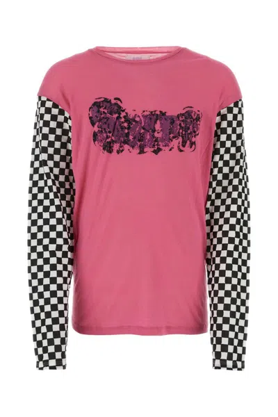 Shop Erl T-shirt In Pink