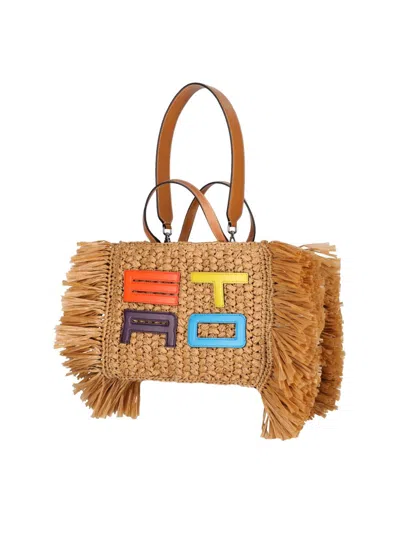 Shop Etro Handbags. In Brown