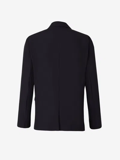 Shop Herno Light Matt Blazer Clothing In Blue