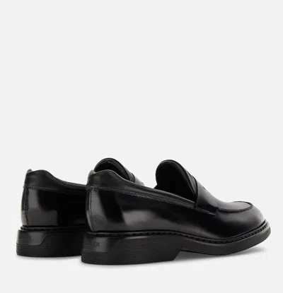 Shop Hogan Flat Shoes In Black