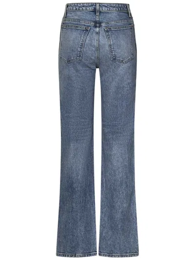 Shop Khaite Ny The Danielle Jeans In Blue