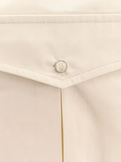 Shop Lemaire Western Shirt In Beige