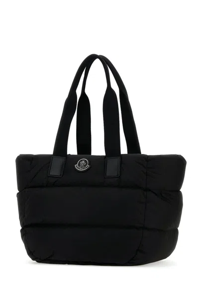 Shop Moncler Caradoc Tote Bags In Black
