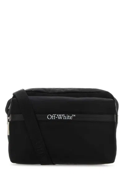Shop Off-white Off White Shoulder Bags In Black