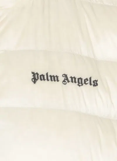 Shop Palm Angels Coats Ivory