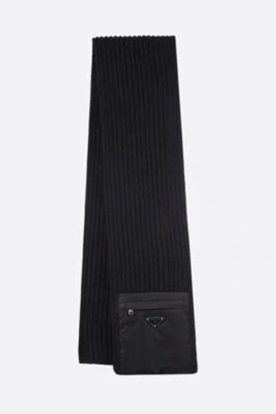 Shop Prada Scarves And Foulards In Black