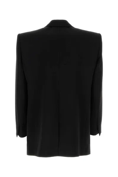 Shop Saint Laurent Jackets And Vests In Noir