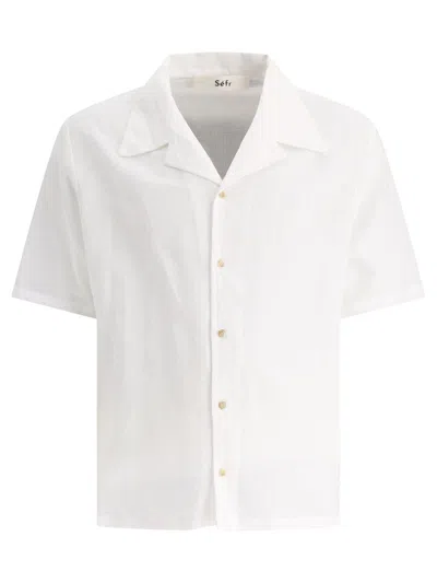 Shop Séfr "dalian" Shirt In White