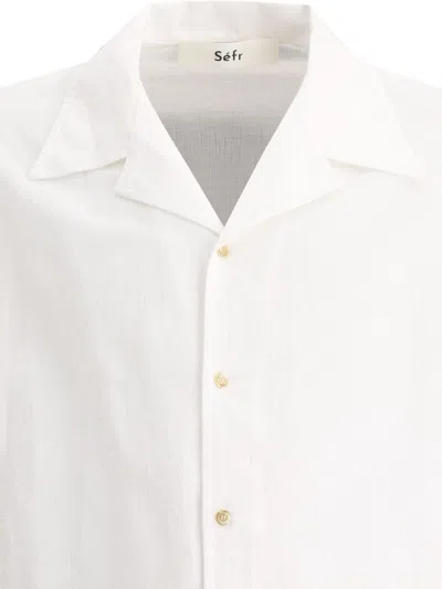 Shop Séfr Dalian Shirt In White