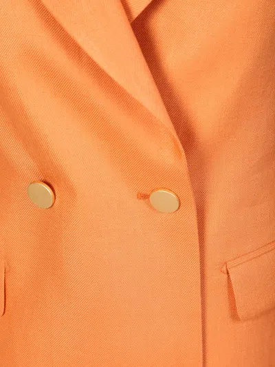 Shop Tagliatore Jackets In Orange