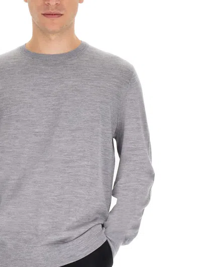 Shop Theory Sweaters In Cool Heather Grey